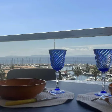 Magnifique T3 Climatise Avec Vue Sur - Fr-1-308-179 Apartment Le Lavandou